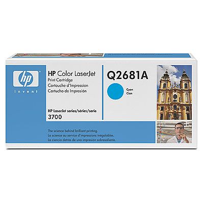 Картридж HP Q2681A для CLJ 3700. Голубой. 6000 страниц.