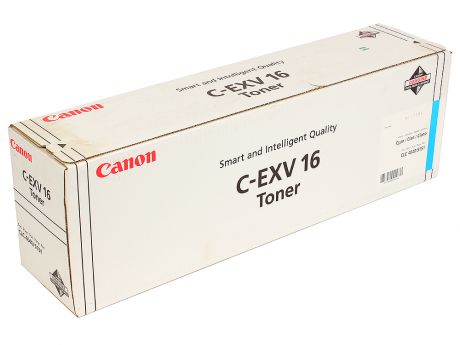 Тонер-картридж Canon C-EXV16C для CLC4040, CLC5151. Голубой. 36000 страниц.
