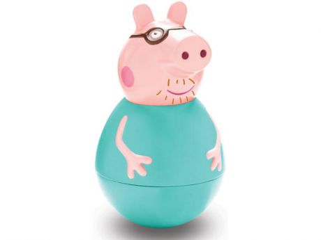 Фигурка Peppa Pig неваляшка Папа Пеппы 28798