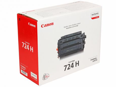 Картридж Canon 724H для LBP 6750/6750N/6750DN. Чёрный. 12500 страниц.