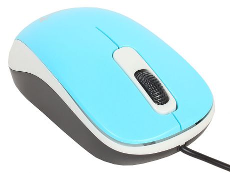 Мышь Genius DX-110 Blue, оптическая, 1200 dpi, 3 кнопки, USB