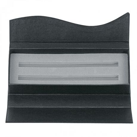 Футляр картонный "Wave" для двух ручек, матово-черный