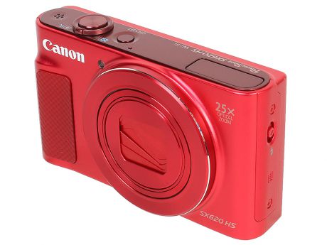 Фотоаппарат цифровой Canon PowerShot SX620 HS красный, 20Mpx CMOS, zoom 25x, оптическая стаб., 1920x1080, экран 3.0