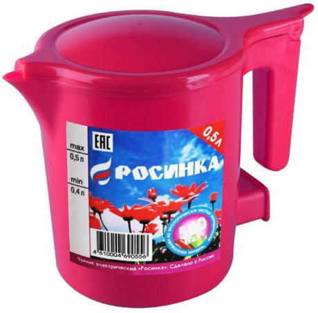 Чайник Росинка ЭЧ-0,5/0,5-220 500 Вт 0.5 л пластик рубиновый