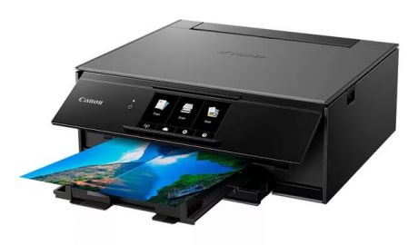 МФУ Canon PIXMA TS9140 (струйный, принтер, сканер, копир, Bluetooth, WiFi, AirPrint, duplex, Сенсорный дисплей)