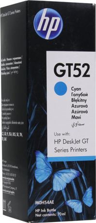 Ёмкость с чернилами HP M0H54AE (GT52) Голубой 8000 страниц для HP DeskJet GT 5810, 5820