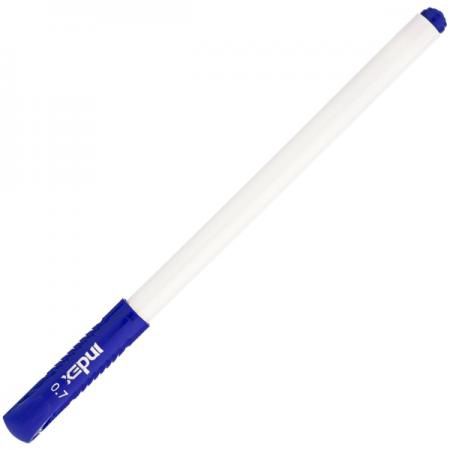 Шариковая ручка Index непрозрачный корпус, синие масляные чернила, 0,7 мм IBP4160/BU