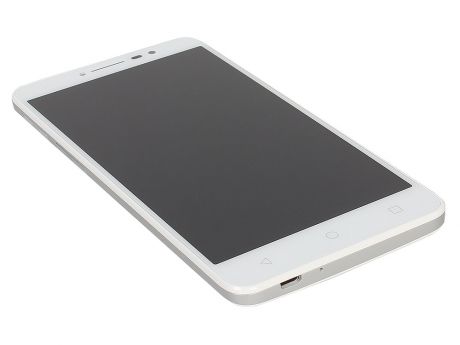 Смартфон Alcatel A3 XL 9008D White+Silver MediaTek MT8735B(1.3)/2GB/8GB/6" 1280x720/2 Sim/3G/LTE/BT/Wi-Fi/GPS/Android 7