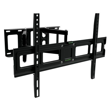 Кронштейн Tuarex OLIMP-606 black, настенный для TV 26"-65", поворот 120, наклон +10-12, от стены 66-436мм, макс 45кг, VESA 600x400