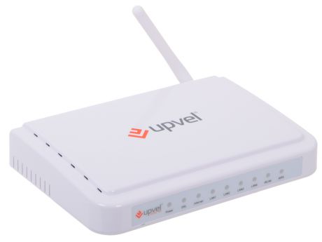 Маршрутизатор UPVEL UR-314AN Универсальный ADSL/Ethernet Annex A, 4xLAN, 1xWAN, Wi-Fi 150Mbit/s, антенна 2дБи, IP-TV