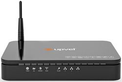 Модем UPVEL UR-203AWP ADSL2+ Wi-Fi роутер стандарта 802.11g 54 Мбит/с с поддержкой IP-TV