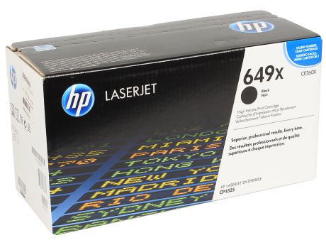 Картридж HP CE260X для HP Color LaserJet CP4525. Чёрный. 17 000 страниц.