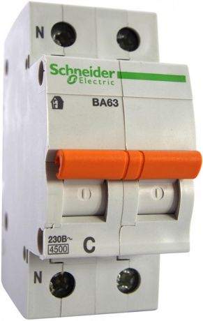 Автоматический выключатель Schneider Electric ВА63 1П+Н 25A C 11215
