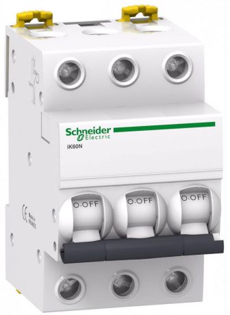 Автоматический выключатель Schneider Electric iC60N 3П 16A C A9F79316