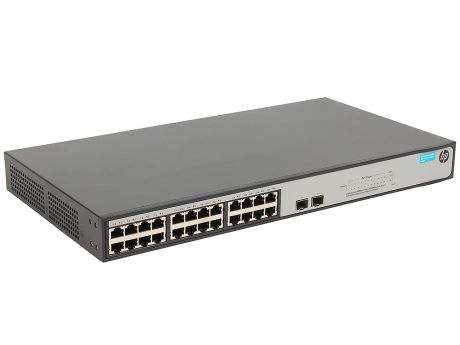 Коммутатор HP 1420-24G-2SFP+ 10G Uplink Switch (JH018A) Неуправляемый коммутатор 24*1Гб/c, 2*SFP+ , без вент.