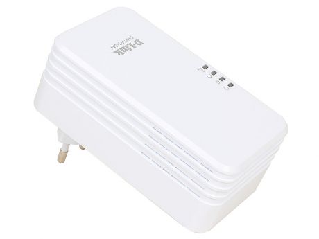 Адаптер PowerLine D-Link DHP-W310AV/B1A Беспроводной PowerLine-адаптер N300 с поддержкой HomePlug AV