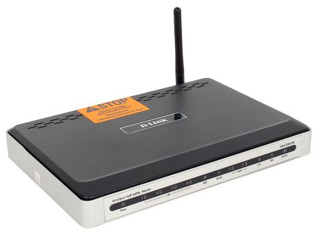 Маршрутизатор D-Link DVA-G3672B/RU/D Беспроводной маршрутизатор ADSL2+ с 2 FXS-портами, 1 PSTN-портом (lifeline) и USB-портом