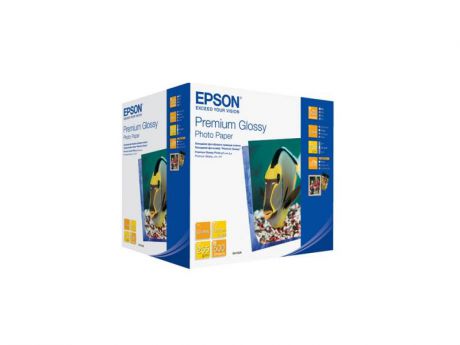 C13S041826 Бумага EPSON Premium Glossy Photo Paper (10x15см, 500 листов, 255 г/м2)