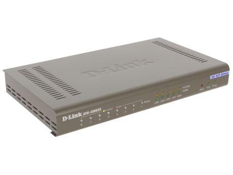Голосовой шлюз D-Link DVG-5008SG/A1A Голосовой шлюз с 8 FXS-портами, 1 WAN-портом 10/100/1000Base-T и 4 LAN-портами 10/1000Base-T