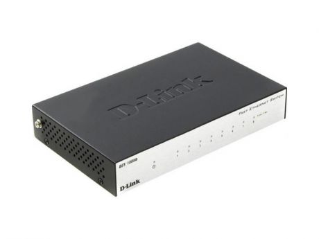 Коммутатор D-LINK DES-1008D/L2A/L2B неуправляемый 8 портов 10/100Mbps