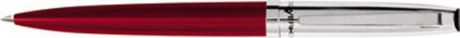 Ручка шариковая Silwerhof Prototyp корпус красный серебристый чернила синие + коробка 025020