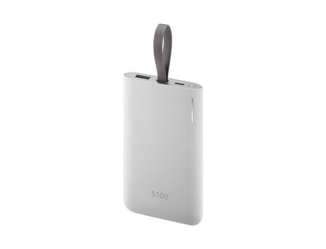 Портативное зарядное устройство Samsung EB-PG950CSRGRU 5210mAh универсальный USB серый