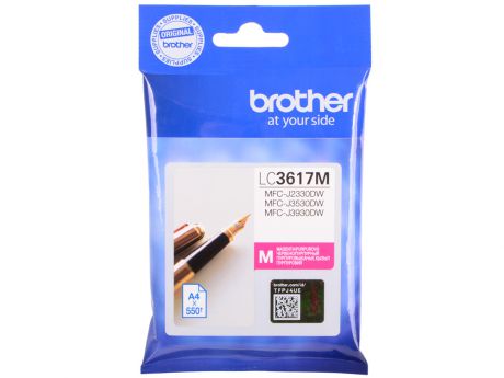 Картридж Brother LC3617M для Brother MFC-J3530DW/J3930DW пурпурный 550стр