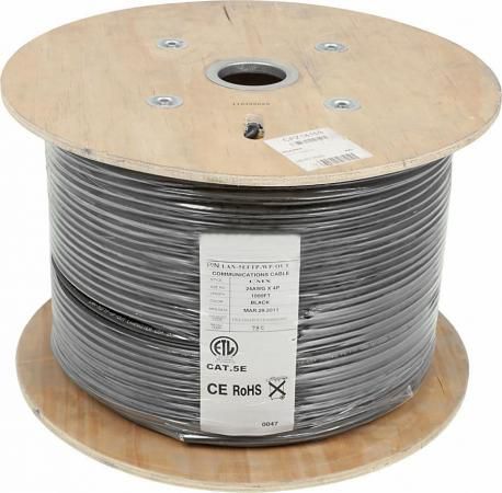 Кабель информационный Lanmaster LAN-5EUTP-WP-OUT кат.5е U/UTP не экранированный 4X2X24AWG PVC внешни