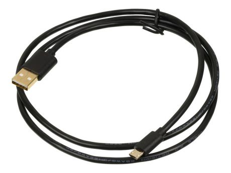 Кабель 2A Square Connector microUSB B (m) USB A(m) 1м черный