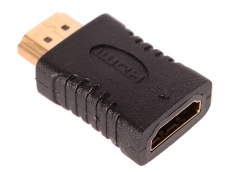 Адаптер аудио-видео HDMI (m)/HDMI (f) черный