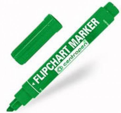 Маркер Centropen FLIPCHART 4.6 мм зеленый 8560/1З 8560/1З