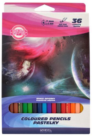 Набор цветных карандашей Koh-i-Noor Космос 36 шт 3655/36 28 KS 3655/36 28 KS
