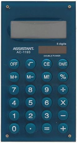 Калькулятор карманный Assistant AC-1193Mareno 8-разрядный AC-1193Mareno