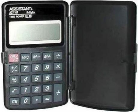 Калькулятор карманный Assistant AC-1107 8-разрядный AC-1107