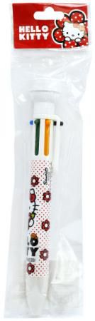 Ручка шариковая ACTION!, Hello Kitty, многоцветная, 6 цветов, со штампиком