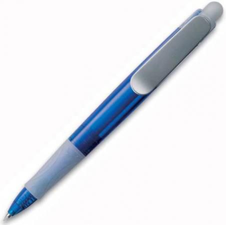Ручка шариковая UNIVERSAL PROMOTION SNOWBOARD Silver Fluo, синий корпус 30717/С