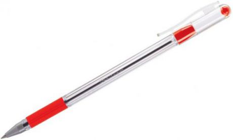Шариковая ручка автоматическая BERLINGO MEGA SOFT, красная, 0,5мм СВр_50513