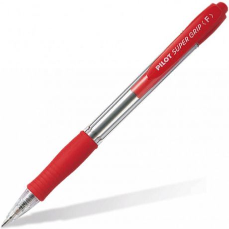 Шариковая ручка автоматическая Pilot SUPERGRIP красный 0.3 мм BPGP-10R-F-R BPGP-10R-F-R