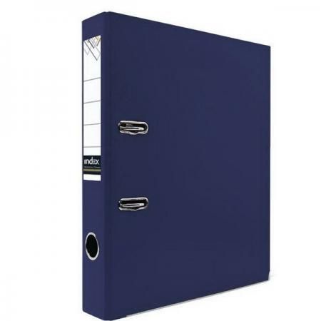Папка-регистратор с покрытием PVC и металлической окантовкой, 50 мм, А4, темно-синяя IND 5/30 PVC NE
