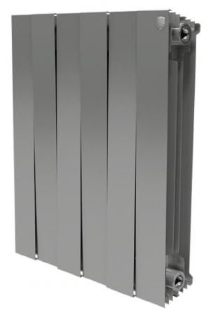Радиатор Royal Thermo PianoForte 500/Silver Satin 8 секций
