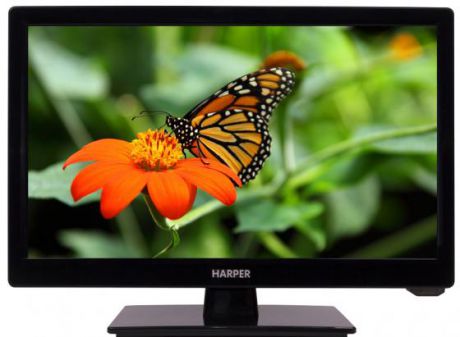Телевизор LED 16" Harper 16R470 черный 1366x768 HDMI USB VGA