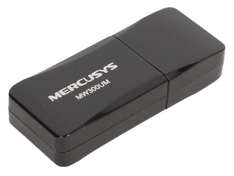 Беспроводной Wi-Fi адаптер Mercusys MW300UM 802.11bgn, 300Mbps, 2.4GHz, USB