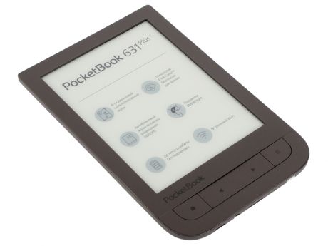 Электронная книга PocketBook 631 Plus 6" E-Ink Carta 1448x1072 Touch Screen 1Ghz 512Mb/8Gb/microSDHC/подсветка дисплея/цвет коричневый