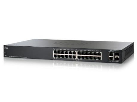 Коммутатор CISCO SLM224GT-EU 24-портовый Fast Ethernet "интеллектуальный" коммутатор с дополнительными 2 GE combo mini-GBIC/SFP портами