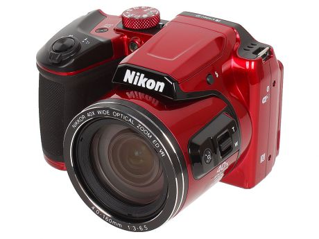 Фотоаппарат Nikon Coolpix B500 Red (16Mp, 40x zoom, 3", 1080P, WiFi, SDHC)