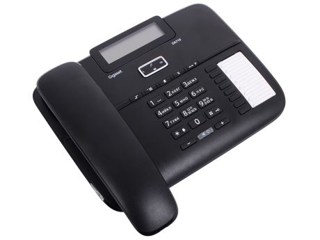 Телефон Gigaset DA710 Black (проводной, ЖКИ, АОН)