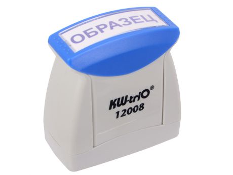 Штамп KW-trio 12008 со стандартным словом ОБРАЗЕЦ пластик цвет печати ассорти