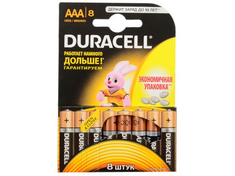 Батарейки Duracell LR03-8BL AAA 8 шт