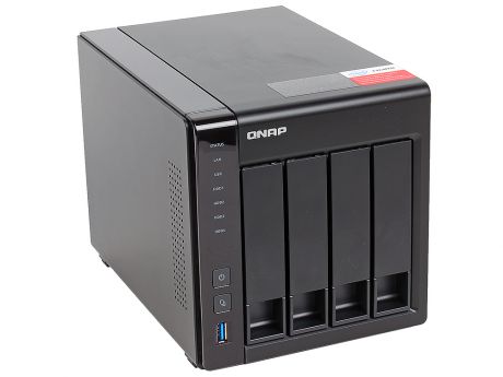 Cетевой накопитель QNAP TS-451+-8G 4 отсека для HDD, HDMI-порт. Intel Celeron J1900 2,0 ГГц, 8ГБ.
