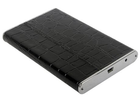 Внешний бокс для 2.5" HDD Orient 2559U3 Black(черный) USB3.0 - SATA, метал.корпус, отделка под крокодиловую
